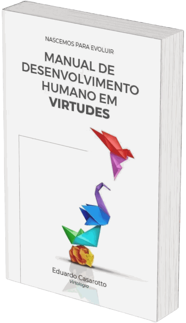 Portuguese cover of the Manual of Human Development through Virtues